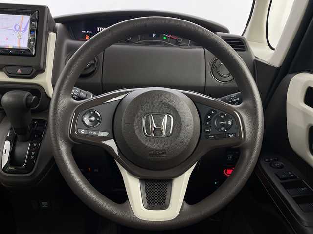 ホンダ Ｎ ＢＯＸ EX 新潟県 2021(令3)年 1.6万km クリスタルブラックパール 純正メモリナビ　型式VXM-224VFi/CD/DVD/BT/バックカメラ/フルセグ/片側パワースライドドア/ETC/シートヒーター　D席/N席/キセノン/コーナーセンサー/オートライト/ホンダセンシング