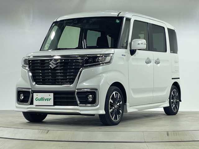 スズキ スペーシア 神奈川県 2021(令3)年 2万km ピュアホワイトP 純正ナビ/全方位カメラ/両側パワースライドドア/スズキセーフティ/追従クルーズコントローラー/ターボ/シートヒーター/ヘッドアップディスプレイ/パドルシフト/ETC2.0/LEDライト/前後ドラレコ/純正5インチAW/純正フロアマット/プッシュスタート/スマートキー/スペアキー/シートバックテーブル/シールサンシェード/オートライト/オートマチックハイビーム/ハイビームアシスト/電格格納ミラー/取扱説明書/保証書/デュアメセンサーブレーキサポート/車線逸脱抑制/レーンアシスト/盗難防止装置