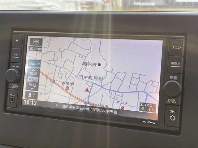 日産 デイズ S 福島県 2021(令3)年 1.4万km ホワイト エマージェンシーブレーキ　純正ナビ　バックＣ　フルセグ　Ｂｌｕｅｔｏｏｔｈ再生　シートヒーター　ＵＳＢポート　オートライト　電格ミラー　スペアキー　積込スタッドレス付ホイール　ドアバイザー　マット