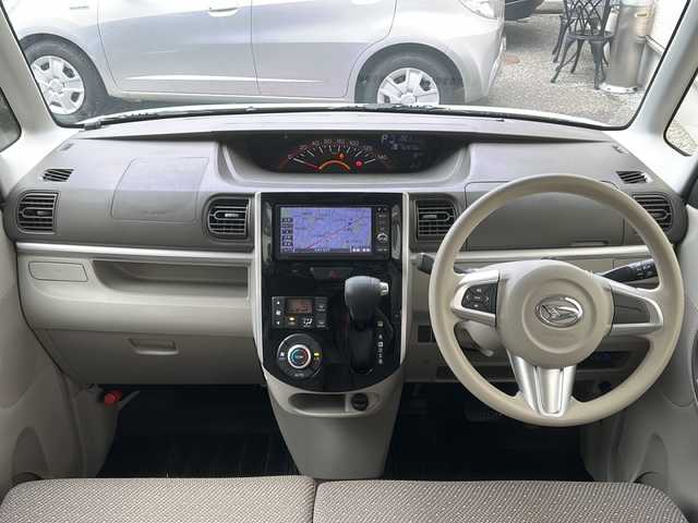 ダイハツ タント X SAⅡ 兵庫県 2016(平28)年 5.3万km ホワイト 純正ディーラーナビ/　Bluetooth・AM/FM・USB・CD・DVD/フルセグTV（走行中視聴可能）/バックカメラ/前方ドライブレコーダー/ETC/片側パワースライドドア/アンチロック・ブレーキ・システム/衝突被害軽減システム/横滑り防止装置/後方コーナーセンサー/レーンキープアシスト/盗難防止装置/オートライト/スマートキー/スペアキー×1/取扱説明書/保証書