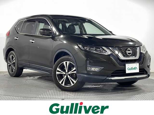 日産 エクストレイル 20Xi 広島県 2018(平30)年 4.6万km チタニウムカーキ 純正9型ナビ　/アラウンドビューモニター　/シートヒーター　/フルセグ　/電動リアゲート　/デジタルルームミラー　/オートハイビーム　/レーンキープアシスト　/コーナーセンサー　/クルーズコントロール　/ドラレコ　/ETC/純正18インチアルミホイール(225/60/R18)/エアバック（運転席/助手席）