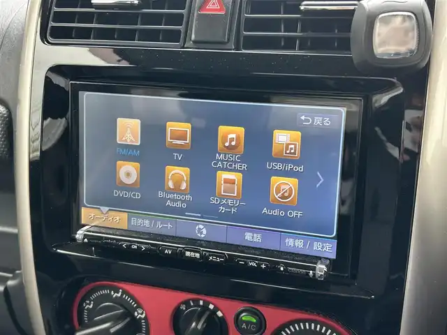 スズキ ジムニー ランドベンチャー 福島県 2015(平27)年 10.3万km パールホワイト 社外ナビ（AM/FM/BT/CD/DVD)/フルセグテレビ/ETC/前方ドライブレコーダー/ハーフレザーシート/シートヒーター/ホワイトレタータイヤ/インチアップ