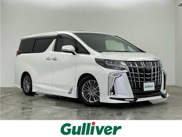 トヨタ アルファード エグゼクティブ ラウンジ S 群馬県 2018(平30)年 4.3万km ホワイトパールクリスタルシャイン ツインムーンルーフ　フリップダウンモニター　純正ＪＢＬナビ　パノラミックビューモニター　両側パワースライドドア　パワーバックドア　ＢＳＭ　ＬＥＤ　ＡＨＢ　シートヒーター　エアシート　ＥＴＣ２．０　禁煙