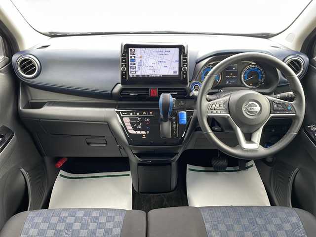 日産 デイズ HWS G ターボ プロパイロットED 山形県 2021(令3)年 2.7万km アメジストパープル プロパイロット/９インチ純正SDナビ【MM321D-L】/（FM/AM/CD/DVD/TV/AUX）/エマージェンシーブレーキ/レーンディパーチャーアラートト/アラウンドビューモニター/ドライブレコーダー（前）/アイドリングストップ/電動格納ミラー/電動パーキング/ブレーキホールド/純正15インチAW/ステアリングスイッチ/オートライト/ETC/LEDヘッドライト/フロントフォグ/ヘッドライトレベリング/プッシュスタート/スマートキー/スペアキー/フルオートエアコン/SOSコール