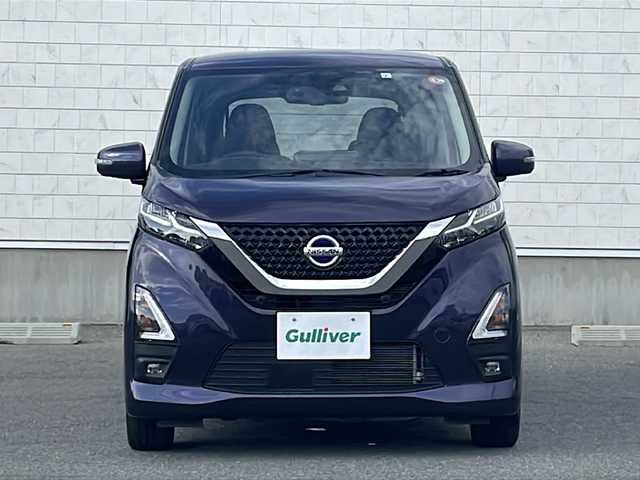 日産 デイズ HWS G ターボ プロパイロットED 山形県 2021(令3)年 2.7万km アメジストパープル プロパイロット/９インチ純正SDナビ【MM321D-L】/（FM/AM/CD/DVD/TV/AUX）/エマージェンシーブレーキ/レーンディパーチャーアラートト/アラウンドビューモニター/ドライブレコーダー（前）/アイドリングストップ/電動格納ミラー/電動パーキング/ブレーキホールド/純正15インチAW/ステアリングスイッチ/オートライト/ETC/LEDヘッドライト/フロントフォグ/ヘッドライトレベリング/プッシュスタート/スマートキー/スペアキー/フルオートエアコン/SOSコール