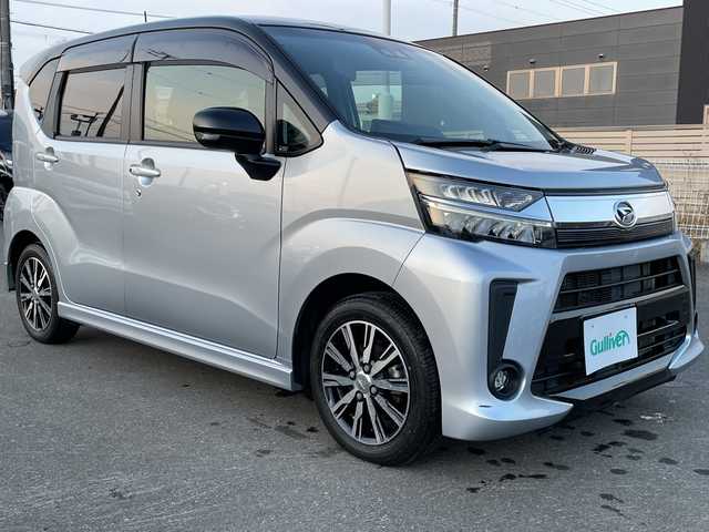 ダイハツ ムーヴ カスタム X LTD SAⅢ 道東・釧路十勝 2018(平30)年 1.7万km ブラックマイカメタリック/ブライトシルバーメタリック 2トーン 4WD/社外８インチメモリナビ　/(AM/FM/フルセグTV/ＤＶＤ再生/Ｂｌｕｅｔｏｏｔｈ接続)/前方ドライブレコーダー　/バックカメラ　/運転席シートヒーター　/リアコーナーセンサー　/衝突回避支援ブレーキ機能/横滑り防止装置/アイドリングストップ　/スマートキー　/プッシュスタート/純正LEDヘッドライト　/純正フロアマット