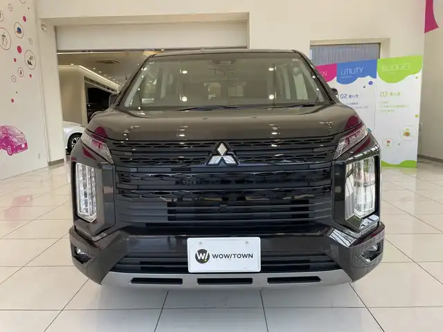 三菱 デリカＤ：５ シャモニー 埼玉県 2025(令7)年 0.1千km 黒Ⅱ e-Assist/11インチナビ/ CD/DVD/BT/USB/HDMI/フルセグ/全方位カメラ/12.8インチ後席モニター/両側電動スライドドア/ハーフレザーシート/パドルシフト/レーダークルーズコントロール/レーンキープアシスト/純正18インチアルミホイール/オートブレーキホールド/スマートキー×2/禁煙車