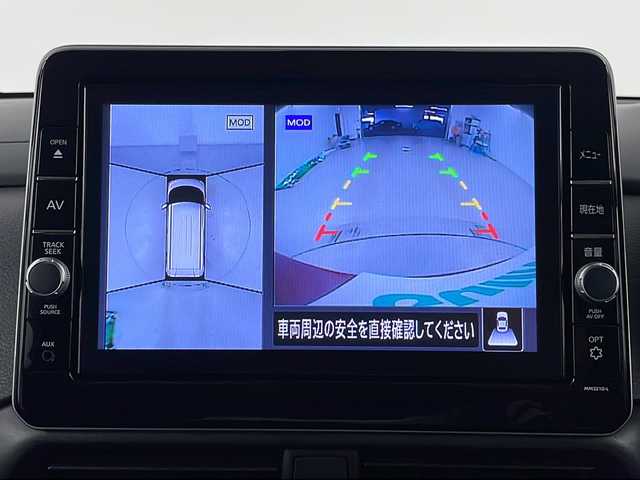 日産 ルークス ハイウェイスター X 埼玉県 2022(令4)年 3.7万km スパークリングレッドM 純正９型ナビ/（BT/CD/DVD/フルTV/AM）/アラウンドビューカメラ/インテリジェントエマージェンシーブレーキ/踏み間違い衝突防止アシスト/車線逸脱警報/片側パワースライドドア/ハンズフリーオートスライドドア/LEDライト/USB端子/保証書/取扱説明書/AAC