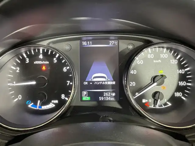 日産 エクストレイル ハイブリッド 20Xi エクストリーマーX 福岡県 2020(令2)年 6万km ブリリアントホワイトパール 純正SDナビ/フルセグ/（CD/DVD/BT/AM/FM/AUX）/全周囲カメラ/デジタルインナーミラー/レーダークルーズコントロール/オートホールド/D/Nシートヒーター/電動リアゲート/コーナーセンサー/横滑り防止装置/ビルトインETC/純正AW18インチ/プッシュスタート/スマートキー/センターデフロック