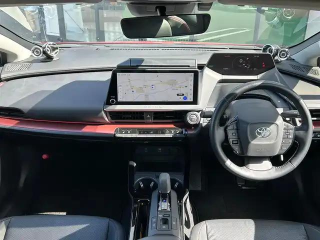 トヨタ プリウス Z 岐阜県 2023(令5)年 1.2万km エモーショナルレッドⅡ 登録時走行距離11444km/全方位カメラ/純正ディスプレイオーディオ/フルセグＴＶ/バックカメラ/ワイヤレス充電/ステアリングヒーター/レザーシート/シートヒーター/エアシート/パワーシート/トヨタセーフティセンス/純正オプションスピーカー/ＥＴＣ２，０/クルーズコントロール/レーンキープアシスト/プッシュスタート/スマートキー/禁煙車/LEDヘッドライト/オートライト/フォグランプ/純正アルミホイール/純正フロアマット/前後コーナーセンサー/衝突被害軽減システム