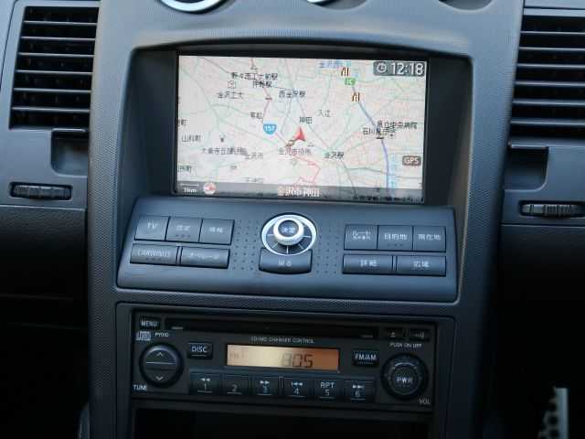 日産 フェアレディ Ｚ 石川県 2007(平19)年 15.3万km ホワイトパール リモコンキー/スペアキー/ステアリングリモコン/純正DVDナビゲーション/バックモニター/HIDライト/電動格納ミラー/純正フロアマット