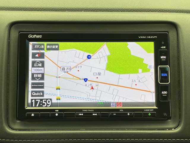 ホンダ ヴェゼル ハイブリッド Z ホンダセンシング 栃木県 2018(平30)年 2.5万km ホワイトオーキッドパール 純正ナビ (VXM-184VFi)/(フルセグTV・Bluetooth・CD・DVD)/バックカメラ/ドライブレコーダー/ホンダセンシング/ ・衝突軽減システム/ ・レーンキープアシスト/ ・オートクルーズコントロール/ ・先行車発進告知/ ・リアアクティブフォースペダル/ハーフレザーシート/シートヒーター/電動パーキングブレーキ/オートホールド/ステアリングスイッチ/パドルシフト/純正アルミホイール/純正フロアマット/スマートキー