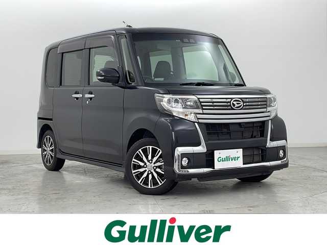 ダイハツ タント カスタムX トップED LTD SAⅢ 宮城県 2018(平30)年 3.2万km ブラックマイカメタリック スマートアシストIII/・衝突回避支援ブレーキ機能/・車線逸脱警報機能/・オートハイビーム（ＡＨＢ）/・コーナーセンサー/全方位カメラ/純正8インチナビ/・BT.CD.DVD.SD.USB.HDMI/フルセグTV/両側パワースライドドア/ハーフレザーシート/D席シートヒーター/ステアリングスイッチ/ドライブレコーダー（F）/プッシュスタート/スマートキー/アイドリングストップ/LEDヘッドライト/LEDフォグランプ/純正フロアマット/純正14インチAW/純正ドアバイザー/ロールサンシェード/横滑り防止