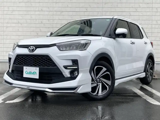 トヨタ ライズ Z 静岡県 2020(令2)年 4.1万km シャイニングホワイトパール スマートアシスト/純正7インチナビ(NSZT-W68T)/　AM FM CD DVD Bluetooth SDREC/ビルトインETC/バックモニター/レーダークルーズコントロール/LEDオートヘッドライト/シートヒーター(前席)/シーケンシャルターンランプ/純正17インチアルミホイール/前後クリアランスソナー/スマートキー2本/ワンオーナー/フルセグTV/前後方ドライブレコーダー/モデリスタエアロ