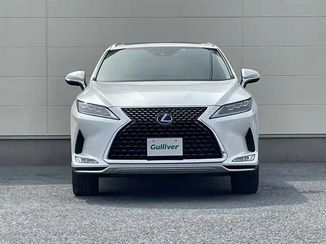 レクサス ＲＸ 450h バージョンL 茨城県 2019(令1)年 7.7万km ソニッククォーツ 後期型モデル/ワンオーナー/パノラミックビューカメラ/マークレビンソンサウンド/サンルーフ/三眼LEDヘッドライト/レクサスセーフティセンス/BSM/パワーバックドア/ホワイトレザーシート/シートヒーター/シートベンチレーション/パワーメモリーシート/レーダークルーズコントロール/ヘッドアップディスプレイ