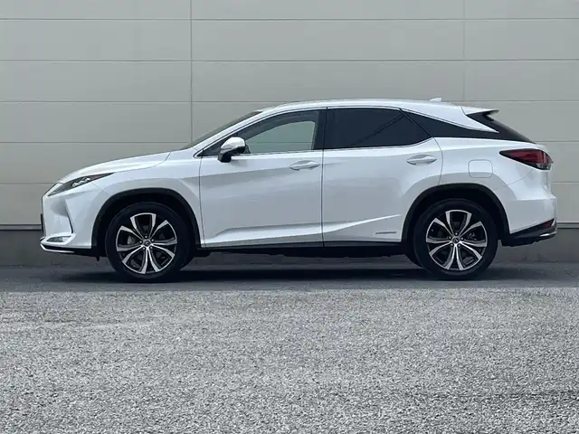 レクサス ＲＸ 450h バージョンL 茨城県 2019(令1)年 7.7万km ソニッククォーツ 後期型モデル/ワンオーナー/パノラミックビューカメラ/マークレビンソンサウンド/サンルーフ/三眼LEDヘッドライト/レクサスセーフティセンス/BSM/パワーバックドア/ホワイトレザーシート/シートヒーター/シートベンチレーション/パワーメモリーシート/レーダークルーズコントロール/ヘッドアップディスプレイ