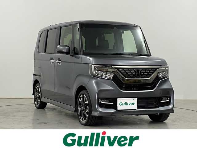 ホンダ Ｎ ＢＯＸ カスタム G L ターボ ホンダセンシング 道央・札幌 2020(令2)年 3万km シャイニンググレーM ・４WD/・ホンダセンシング/・アクティブクルーズコントロール/・社外ナビ（MDV-D707BT）/・Bluetooth/CD/DVD/SD/USB/フルセグTV/・バックカメラ/・両側パワースライドドア/・パドルシフト/・ハーフレザーシート/・シートヒーター運転席/助手席/・LEDヘッドライト/・オートライト/・オートマチックハイビーム/・スマートキー/・盗難防止装置/・横滑り防止装置/・ETC/・社外ドライブレコーダー前後（ZDR-015）/・積込スタッドレス社外AW付