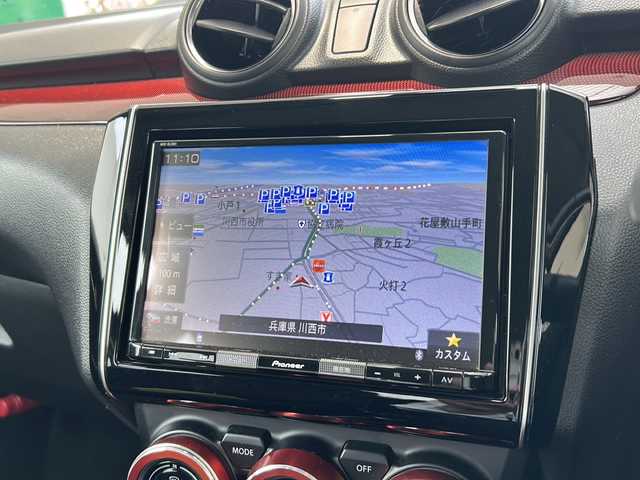 スズキ スイフト スポーツ セーフティPKG 兵庫県 2018(平30)年 7.1万km スーパーブラックパール 6速MT/純正8型ナビ/CD/DVD/Bluetooth/フルセグTV/全方位カメラ/セーフティパッケージ/デュアルセンサーブレーキサポート/アダプティブクルーズコントロール/純正ナビ連動ドライブレコーダー/ビルトインETC/スマートキー/エンジンプッシュスタート/LEDヘッドランプ/オートライト/純正フロアマット/保証書/取説/スペアキー