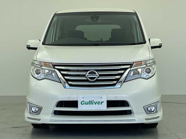 日産 セレナ HWS S HV Vセレ +SeftyⅡ 愛知県 2016(平28)年 5.7万km ブリリアントホワイトパール 純正ナビ/・Bluetooth/・CD/DVD/・フルセグテレビ/・SD音楽録音/純正フリップダウンモニター/アラウンドビューモニター/両側パワースライドドア/衝突軽減ブレーキ/レーンキープアシスト/オートライト/前後コーナーセンサー/クルーズコントロール/ETC/LEDヘッドライト