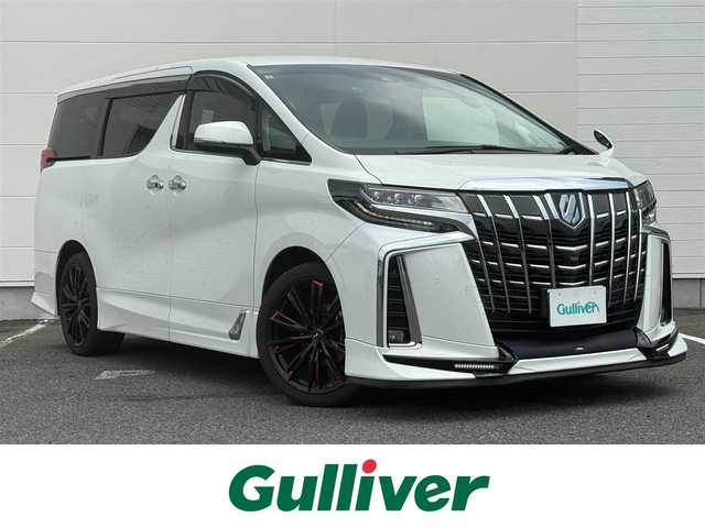 トヨタ アルファードハイブリット SR Cパッケージ 岩手県 2021(令3)年 5.5万km ホワイトパールクリスタルシャイン ４ＷＤ　ＡＬＰＩＮＥナビ　バックＣ　サイドＣ　ＢＴ　フルセグ　後席Ｍ　両側Ｐスラ　衝突軽減　Ｒクルコン　ＴＲＤエアロ　Ｃセンサー　電動Ｒゲート　Ｐシート　Ｓヒーター　エアシート　HID　ＥＴＣ　ＡＷ