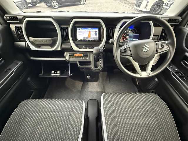 スズキ ハスラー HYBRID G 千葉県 2024(令6)年 0.6万km ブルーイッシュブラックパール3 社外ナビ（Bluetooth/AM/FM/iPod/AUX)/ワンセグTV/追従クルーズコントロール/デュアルカメラブレーキサポート/横滑り防止装置/シートヒーター/オートライト/スマートキー/プッシュエンジンスタート