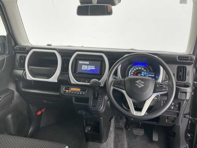 スズキ ハスラー HYBRID G 長野県 2024(令6)年 0.6万km ブルーイッシュブラックパール3 社外メモリナビ&ワンセグTV&CD&BT/アダプティブクルーズコントロール/レーンキープアシスト/車線逸脱警報/衝突軽減ブレーキ/後方コーナーセンサー/アイドリングストップ/前席シートヒーター/ステアリングスイッチ/LEDヘッドライト/オートライト/電動格納ミラー/ドアミラーヒーター/純正15インチ鉄チンホイール装着/プッシュスタート/スマートキー/プッシュスタート
