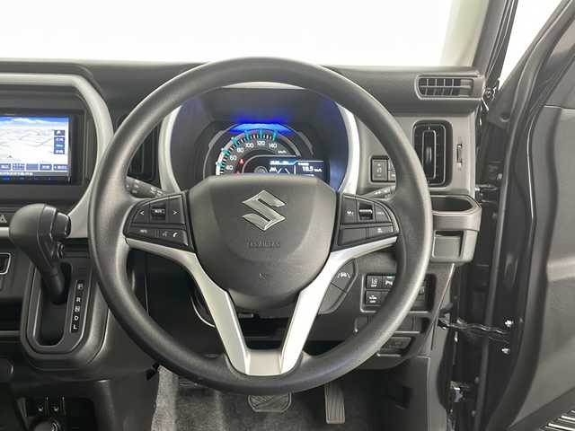 スズキ ハスラー HYBRID G 長野県 2024(令6)年 0.6万km ブルーイッシュブラックパール3 社外メモリナビ&ワンセグTV&CD&BT/アダプティブクルーズコントロール/レーンキープアシスト/車線逸脱警報/衝突軽減ブレーキ/後方コーナーセンサー/アイドリングストップ/前席シートヒーター/ステアリングスイッチ/LEDヘッドライト/オートライト/電動格納ミラー/ドアミラーヒーター/純正15インチ鉄チンホイール装着/プッシュスタート/スマートキー/プッシュスタート