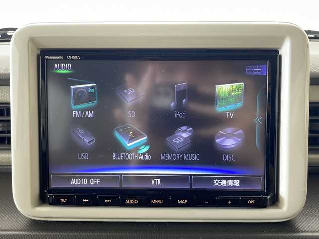 スズキ ラパン L 秋田県 2022(令4)年 2.1万km オフブルーM 4WD/純正ナビ（CD/DVD/BT/フルセグ）/全方位カメラ/バックカメラ/コーナーセンサー/デュアルセンサーブレーキサポート/前席シートヒーター/車線逸脱警報/ドライブレコーダー/ビルトインETC/スマートキー/オートライト/フォグランプ/オートエアコン