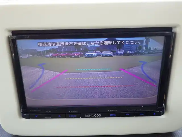 スズキ ラパン L 千葉県 2015(平27)年 3.3万km シフォンアイボリーM 155/65R14/レーダーブレーキサポート/アイドリングストップ/純正SDナビ/地デジTV/【DVD/CD再生機能　Bluetooth接続】/バックカメラ/ドライブレコーダー（DRV-350）/運転席シートヒーター/携帯リモコン