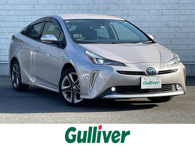 トヨタ プリウス Sツーリングセレクション 群馬県 2019(平31)年 6.7万km スティールブロンドM トヨタセーフティーセンス/・プリクラッシュセーフティー/・クリアランスソナー/・クルーズコントロール/・オートライト/・オートマチックハイビーム/・横滑り防止/・SOSコール/純正9インチナビ/・AM/FM/Bluetooth/・CD/SD/MSV/フルセグTV/バックカメラ/LEDヘッドライト/LEDフォグランプ/シートヒーター前席/純正ETC/純正ドライブレコーダー/純正フロアマット/純正ドアバイザー/純正18インチアルミホイール/プッシュスタート/スマートキー