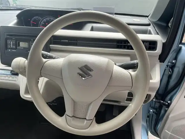 スズキ ワゴンＲ HYBRID FX 愛知県 2019(平31)年 1.2万km フィズブルーパールメタリック セーティサポート　/ＬＤＡ　/ＡＨＢ　/ＨＵＤ　/プッシュスタート　/オートライト　/マイルドハイブリッド　/オートエアコン　/前後ドライブレコーダー　/ハイビームアシスト　/シートヒーター　/先行車発信お知らせ機能