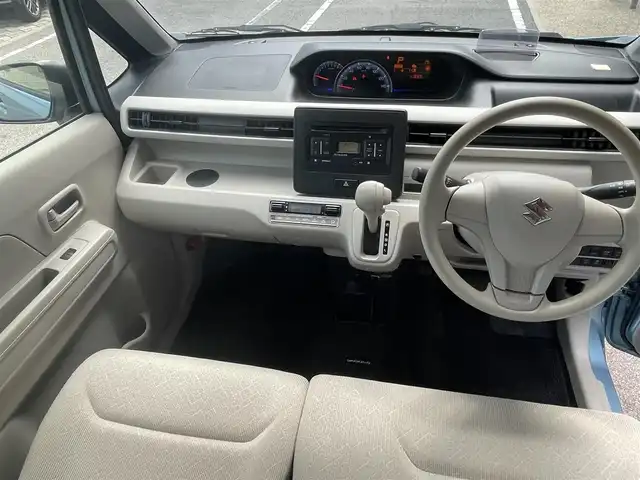 スズキ ワゴンＲ HYBRID FX 愛知県 2019(平31)年 1.2万km フィズブルーパールメタリック セーティサポート　/ＬＤＡ　/ＡＨＢ　/ＨＵＤ　/プッシュスタート　/オートライト　/マイルドハイブリッド　/オートエアコン　/前後ドライブレコーダー　/ハイビームアシスト　/シートヒーター　/先行車発信お知らせ機能