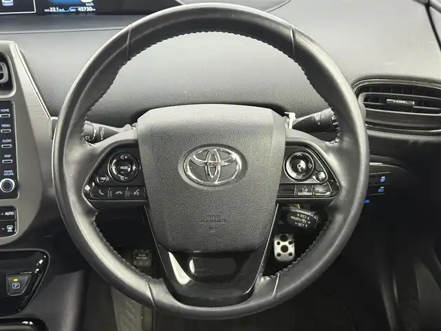 トヨタ プリウス S ツーリングセレ ブラックED 愛知県 2021(令3)年 4.6万km プレシャスブラックパール トヨタセーフティセンス/　・プリクラッシュセーフティ/　・レーンキープアシスト/　・アダプティブクルーズコントロール/モデリスタエアロ/純正ナビ付ディスプレイオーディオ/　ーＢＴ／ＡｐｐｌｅＣａｒＰｌａｙ／ＡｎｄｒｏｉｄＡｕｔｏ）/バックカメラ/ＥＴＣ２．０/革シート/シートヒーター/AC100V充電/純正１７ＡＷ