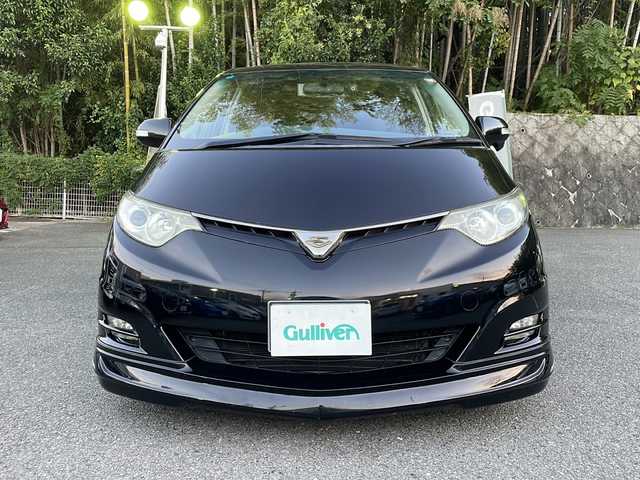 トヨタ エスティマ アエラス 京都府 2008(平20)年 9.4万km ブラック ワンオーナー車/Panasonicナビ/・フルセグTV/CD/DVD/バックカメラ/ALPINEフリップダウンモニタ/ビルトインETC/ドラレコ/電動格納ウィンカーミラー/プッシュスタート/社外19インチアルミホイール/赤キャリパー/保証書＆取説/スマートキースペア