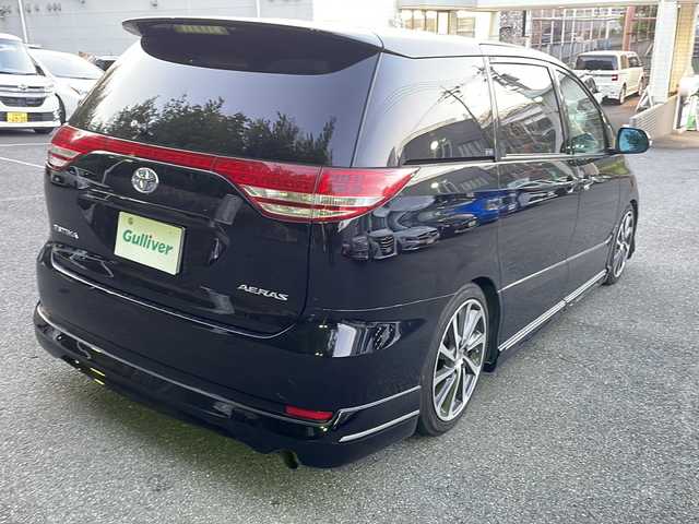 トヨタ エスティマ アエラス 京都府 2008(平20)年 9.4万km ブラック ワンオーナー車/Panasonicナビ/・フルセグTV/CD/DVD/バックカメラ/ALPINEフリップダウンモニタ/ビルトインETC/ドラレコ/電動格納ウィンカーミラー/プッシュスタート/社外19インチアルミホイール/赤キャリパー/保証書＆取説/スマートキースペア