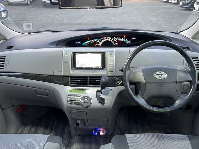 トヨタ エスティマ アエラス 京都府 2008(平20)年 9.4万km ブラック ワンオーナー車/Panasonicナビ/・フルセグTV/CD/DVD/バックカメラ/ALPINEフリップダウンモニタ/ビルトインETC/ドラレコ/電動格納ウィンカーミラー/プッシュスタート/社外19インチアルミホイール/赤キャリパー/保証書＆取説/スマートキースペア