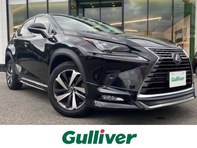 レクサス ＮＸ 300 Iパッケージ 兵庫県 2018(平30)年 7.4万km グラファイトブラックガラスフレーク 純正ナビ/・フルセグTV（AM/FM/BT）/バックカメラ/レーダークルーズコントロール/ビルトインETC/オートライトハイビーム/パワーバックドア/パドルシフト/ステアリングヒーター/黒革シート/シートヒーター/サンルーフ/LEDヘッドライト