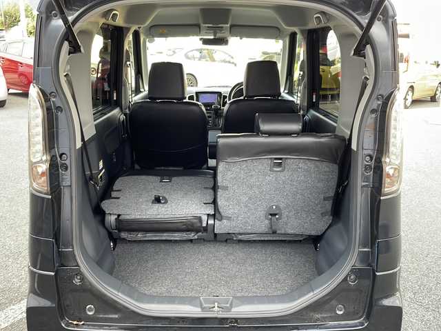 スズキ スペーシア カスタム Jスタイル 山口県 2014(平26)年 11.1万km ブルーイッシュブラックパール3 社外ナビ/DVD/CD/SD/MSV/BT/USB/フルセグTV/両側パワースライドドア/純正HIDヘッドライト/純正フォグランプ/オートライト/純正１５インチアルミホイール/革巻きステアリング/ステアリングスイッチ/前席シートヒーター/衝突被害軽減ブレーキ/横滑り防止/アイドリングストップ/社外黒革調シートカバー/スマートキー×２/純正フロアマット/純正ドアバイザー/ETC/電動格納ウインカードアミラー