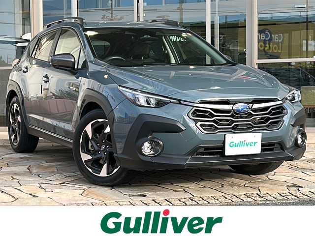 スバル クロストレック リミテッド 静岡県 2023(令5)年 3.2万km 青Ｍ 11.6インチナビ/・Android Auto/・Apple Car Play/・FM/AM/・フルセグTV/・USB/・iPod/・AUX/・Bluetooth/主要装備/・アイサイト/・全方位カメラ/・リアフォグランプ/・運転席＋助手席シートヒーター/・運転席＋助手席パワーシート/・オートビークルホールド/・ステアリング連動ヘッドランプ/・後退時ブレーキアシスト/・ドライバーモニタリングシステム/・ルーフレール/・ビルトインＥＴＣ/・パドルシフト/・サイドカーテンエアバッグ