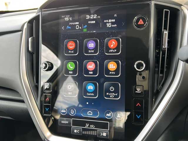 スバル クロストレック リミテッド 静岡県 2023(令5)年 3.2万km 青Ｍ 11.6インチナビ/・Android Auto/・Apple Car Play/・FM/AM/・フルセグTV/・USB/・iPod/・AUX/・Bluetooth/主要装備/・アイサイト/・全方位カメラ/・リアフォグランプ/・運転席＋助手席シートヒーター/・運転席＋助手席パワーシート/・オートビークルホールド/・ステアリング連動ヘッドランプ/・後退時ブレーキアシスト/・ドライバーモニタリングシステム/・ルーフレール/・ビルトインＥＴＣ/・パドルシフト/・サイドカーテンエアバッグ