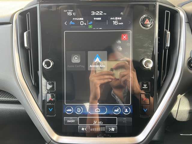 スバル クロストレック リミテッド 静岡県 2023(令5)年 3.2万km 青Ｍ 11.6インチナビ/・Android Auto/・Apple Car Play/・FM/AM/・フルセグTV/・USB/・iPod/・AUX/・Bluetooth/主要装備/・アイサイト/・全方位カメラ/・リアフォグランプ/・運転席＋助手席シートヒーター/・運転席＋助手席パワーシート/・オートビークルホールド/・ステアリング連動ヘッドランプ/・後退時ブレーキアシスト/・ドライバーモニタリングシステム/・ルーフレール/・ビルトインＥＴＣ/・パドルシフト/・サイドカーテンエアバッグ