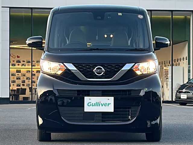 日産 ルークス X 佐賀県 2023(令5)年 1.2万km ブラック 純正９インチナビゲーション(Bluetooth/フルセグテレビ/HDMI)/ETC/片側パワースライド/左側ハンズフリースライドドア/コーナーセンサー前後/エマージェンシーブレーキ/車線逸脱警報/ドライブレコーダー前後/アラウンドビューモニター/スマートキー