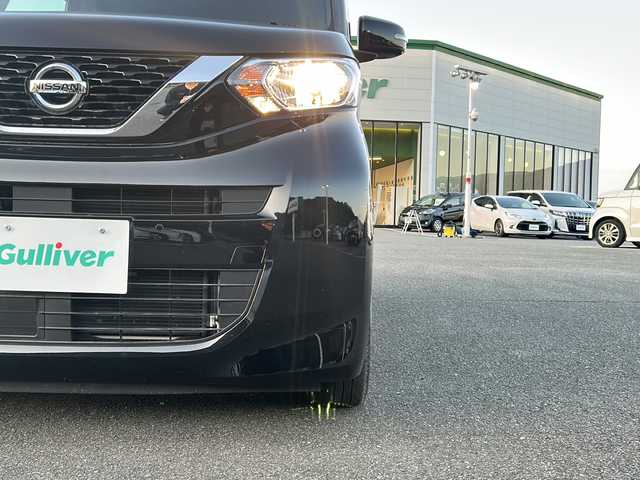 日産 ルークス X 佐賀県 2023(令5)年 1.2万km ブラック 純正９インチナビゲーション(Bluetooth/フルセグテレビ/HDMI)/ETC/片側パワースライド/左側ハンズフリースライドドア/コーナーセンサー前後/エマージェンシーブレーキ/車線逸脱警報/ドライブレコーダー前後/アラウンドビューモニター/スマートキー