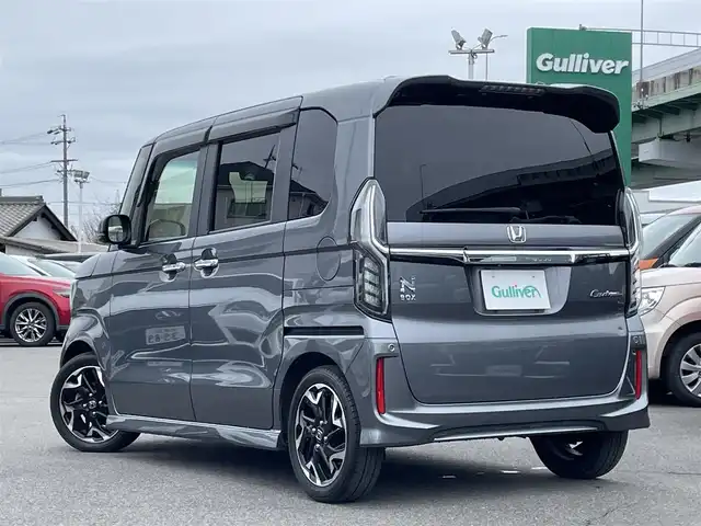 ホンダ Ｎ ＢＯＸ カスタム G L ターボ ホンダセンシング 愛知県 2018(平30)年 7.3万km シャイニンググレーM スマートキー/プッシュスタート/純正ナビ/フルセグTV/BT/バックカメラ/純正15インチAW/両側パワースライドドア/ホンダセンシング/レーダークルーズコントロール/ビルトインETC/純正ドライブレコーダー/純正フロアマット/レザー調シートカバー/LEDヘッドライト