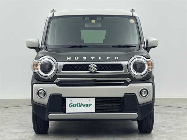 スズキ ハスラー Jスタイル Ⅱ 群馬県 2023(令5)年 2.3万km クールカーキパールメタリック/ソフトベージュメタリック 衝突軽減　車線逸脱警報　アダプティブクルーズコントロール　レーンアシスト　横滑り防止　アイドリングストップ　ダウンヒルアシストコントロール　障害物センサー　スマートキー　プッシュスタート
