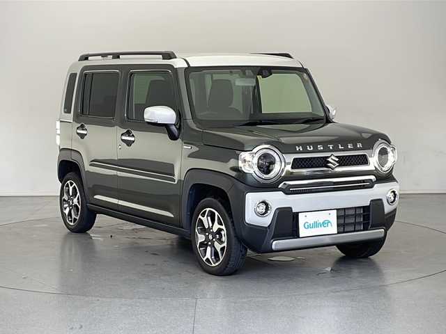 スズキ ハスラー Jスタイル Ⅱ 長野県 2023(令5)年 2.3万km クールカーキパールメタリック/ソフトベージュメタリック 4WD/社外ディスプレイオーディオ（型番：PVH-9300DVSZS)/CD＆DVD＆BL＆USB＆FM・AM/バックカメラ/ETC/クルーズコントロール（追従あり）/レーンキープアシスト/衝突被害軽減システム/クリアランスソナー/ダウンヒルアシストコントロール/コーナーセンサー（後）/オートマチックハイビーム/LEDヘッドライト/オートライト/フォグランプ/ルーフレール/純正ゴムマット/15インチ純正アルミホイール/シートヒーター（前席）/スマートキー