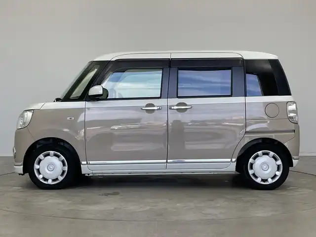 ダイハツ ムーヴ キャンバス G メイクアップ SA Ⅲ 新潟県 2017(平29)年 2.7万km パールホワイトⅢ/ナチュラルベージュマイカメタリック 2トーン 純正7インチナビ　（NMZK‐W67D）/・フルセグTV　CD/DVD/SD/Bluetooth/スマートアシストIII/・衝突回避支援ブレーキ/・車線逸脱警報/・誤発進抑制制御/・先行車発進お知らせ/・オートハイビーム/バックカメラ/全方位モニター　/両側パワースライドドア/アイドリングストップ　/横滑り防止/プッシュスタート/ステアリングスイッチ/電動格納ミラー/ETC/ドライブレコーダー/純正フロアマット/純正ドアバイザー/純正14インチホイールキャップ