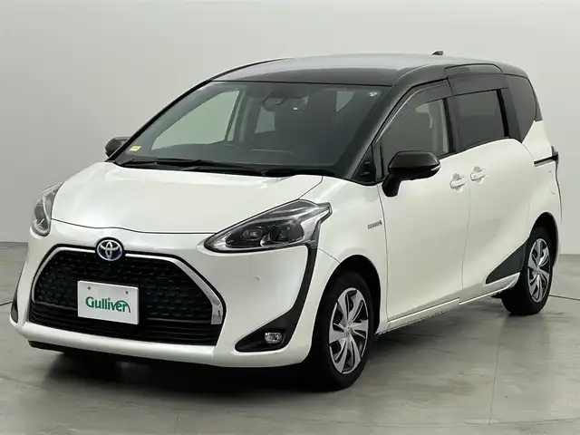 トヨタ シエンタ ハイブリッド G クエロ 福岡県 2019(令1)年 3.4万km ヴィンテージブラウンパールクリスタルシャイン/ホワイトパールクリスタルシャイン 純正９型ナビ（ＢＴ，フルセグＴＶ）　/全方位カメラ　/ビルトインＥＴＣ　/３６０°ドラレコ　/クルーズコントロール　/コーナーセンサー　/衝突被害軽減　/レーンキープ　/ＰＫＳＢ　/両側電動スライドドア　/ハーフレザー