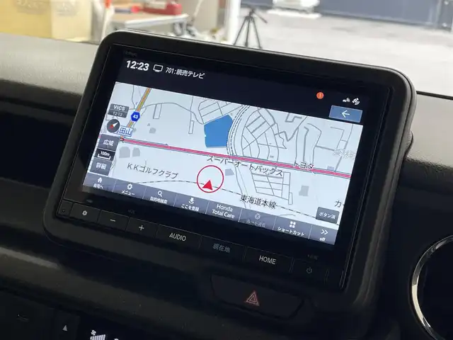 ホンダ Ｎ ＢＯＸ カスタム ターボ 滋賀県 2023(令5)年 0.6万km クリスタルブラックパール 純正8型ナビ【USB/Bluetooth/フルセグ】/バックカメラ/前席シートヒーター/ハーフレザーシート/両側電動スライド/ドライブレコーダー/電子パーキング/ブレーキホールド/パドルシフト/レーダークルーズコントロール/コーナーセンサー/ステアリングスイッチ
