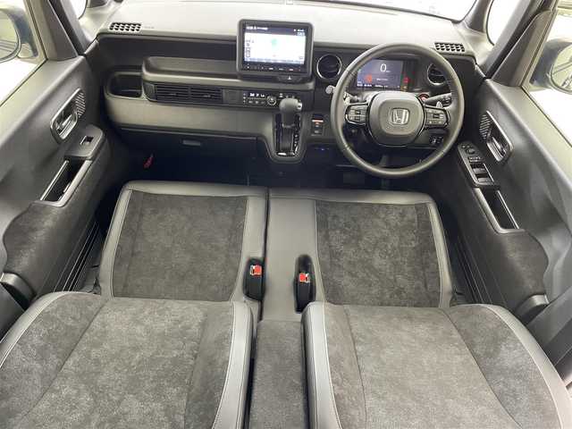 ホンダ Ｎ ＢＯＸ カスタム ターボ 大阪府 2023(令5)年 0.6万km クリスタルブラックパール ホンダセンシング/　・衝突軽減ブレーキ/　・アダプティブクルーズコントロール/　・車線維持支援システム/　・誤発進抑制機能/純正メモリナビ/　　BT/フルセグTV/バックカメラ/両側パワースライドドア/LEDオートライト/合皮ハーフレザーシート/シートヒーター/純正15インチアルミホイール/パドルシフト/コーナーセンサー/スマートキー/ETC